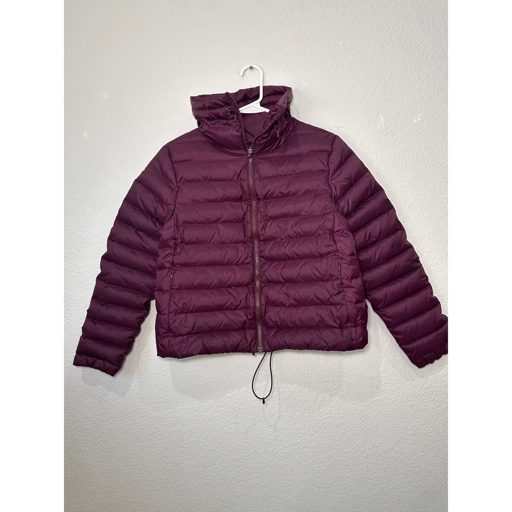 Sweaty Betty London Recycled Down Puffer Jacket Plum Purple SB6618 XS